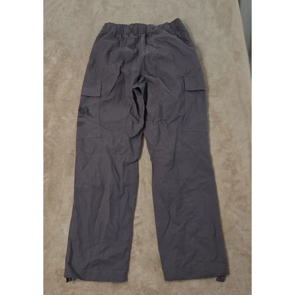 Gymshark Ripstop Cargo Pants Men's Size Small Color Gray Drawstring GOOD